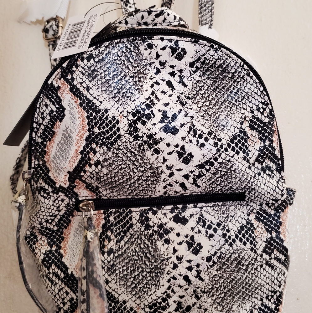 Brand: T-shirt & Jeans Snake Print Mini Backpack